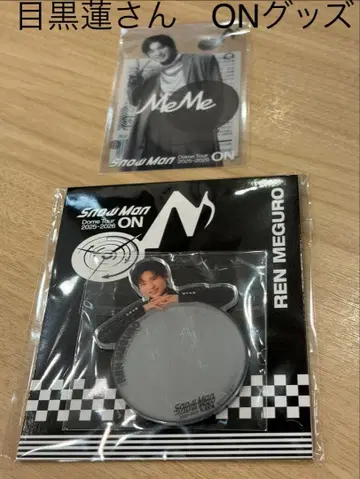 메구로 렌 SnowMan ON 거울 스티커 클리어 스티커 빠른 배송