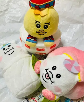 YUMCHAMU 딤섬 봉제 인형 3종 세트