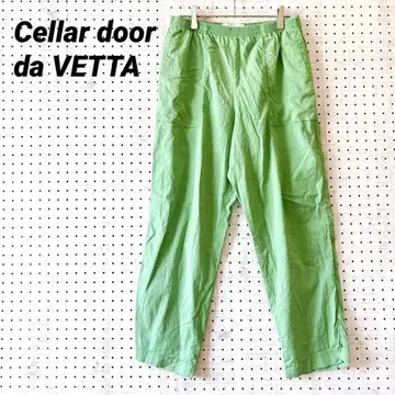 세라드아 이지 팬츠 이탈리아제 리오셀 혼방 라이트 그린