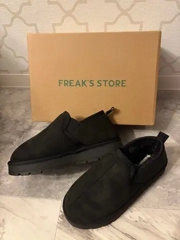 FREAK'S STORE 블랙 어그 부츠 보아