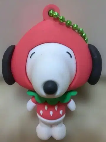 스누피 딸기 키링