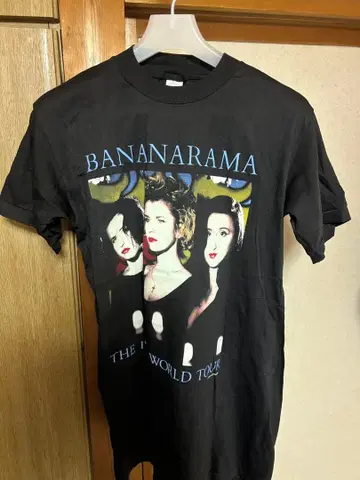 80s BANANARAMA T셔츠 관상용 바나나라마 설명 필독