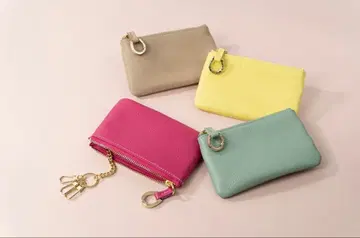 미사용 새상품 소메스 안장 피콜로 슬림 파우치 핑크