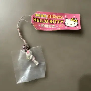 헬로키티 고토치 스트랩 도쿄 한정판 시부야 버전