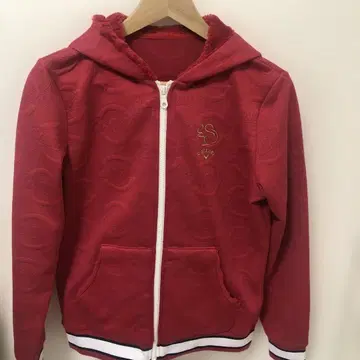 Callaway 후드 부착 자켓 빨간색