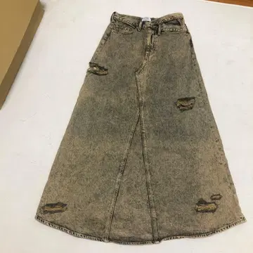미사용급! 제이다 케미컬 데님 롱 스커트 사이즈 S