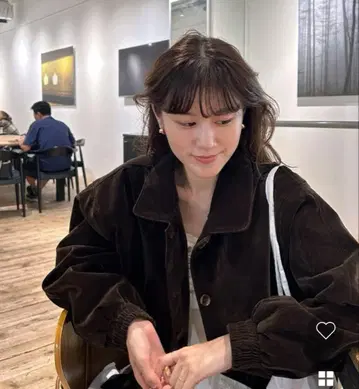 nugu daisy 스웨이드 클래식 점퍼 brown