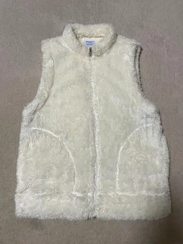 Champion 챔피온 아이보리 플리스 베스트 자켓 L