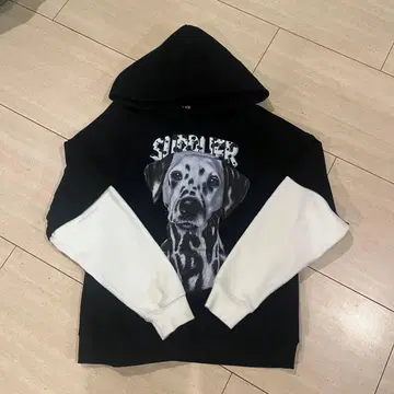 SUPPLIER 달마시안 맨투맨 후드티