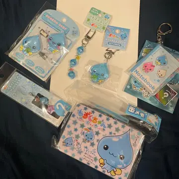 시즈쿠짱 키링 굿즈 모자 꽁지 드롭 세트