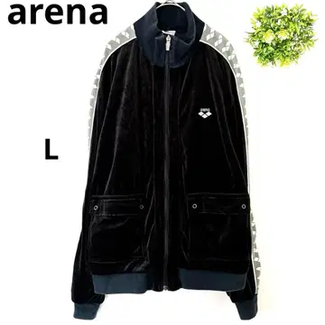 아레나 집업 저리 겉옷 캐주얼 스포츠 블랙 L