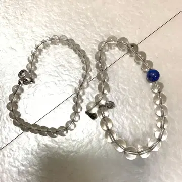 수정 팔찌 2개 세트