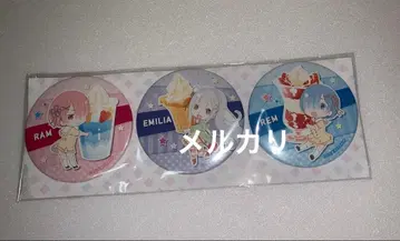 리제로 캔뱃지 3개 세트