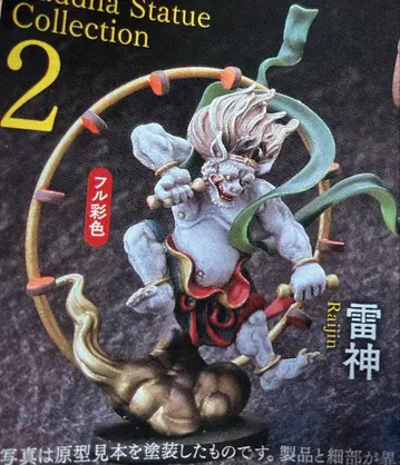 카이요도 캡슐Q 뮤지엄 불상 입체도감 II 번개 신 풀 채색