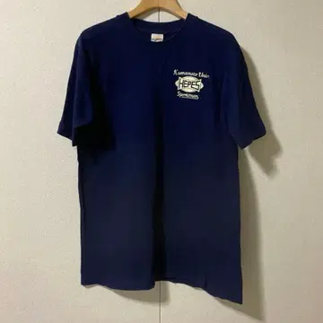 구마모토 대학 네이비 T셔츠 HUMAN MOVEMENT 1985 일본제
