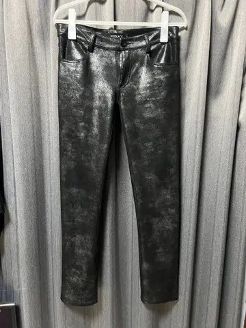 코팅 스키니 팬츠