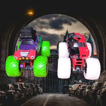 몬스터 트럭 세트 할리 퀸과 조커