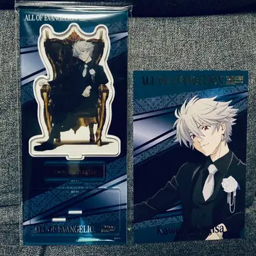 에반게리온 나기사 카오루 아크릴 스탠드 엽서 올에바전