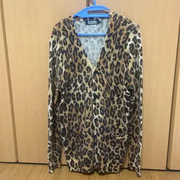 HYSTERIC GLAMOUR 레오파드 무늬 가디건 M