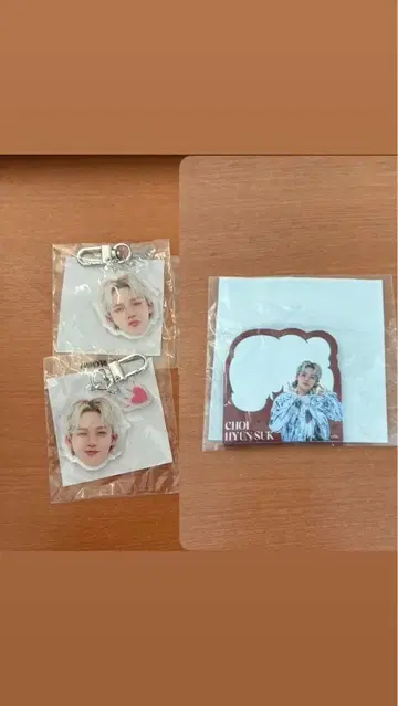 TREASURE 현석 얼굴 아크릴 키링 희로애락 메모지