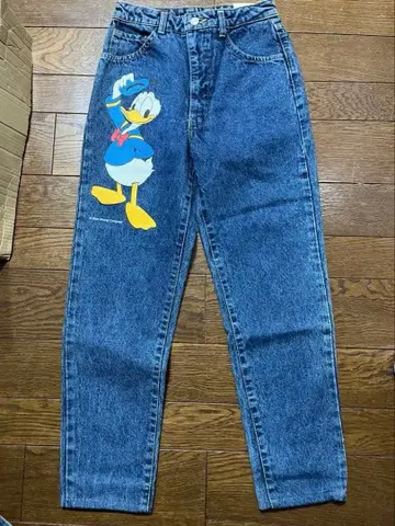 80s poppins 디즈니 데님 도널드 덕 W29