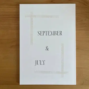 영화 [ 9월과 7월의 자매 ] 팜플렛