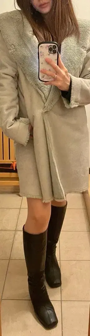 인기 LEPSIM 무스탕 코트