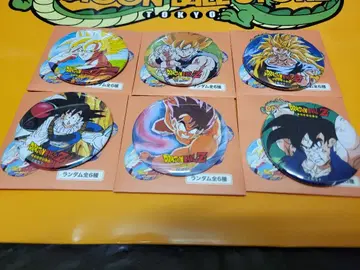 손오공 드래곤볼 Z 캔뱃지 전 6종류 드래곤볼 스토어