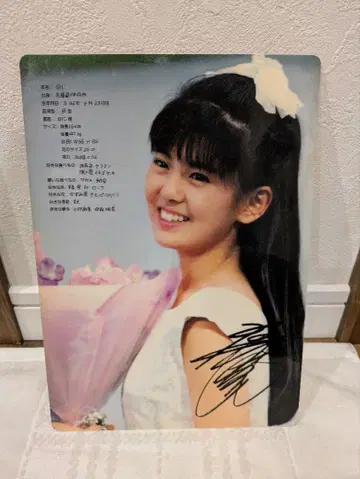 쇼와 아이돌 골동품 당시물 미나미노 요코 책받침