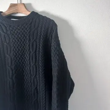 [ 새상품급 ] 유나이티드 애로우즈 도쿄 케이블 울 니트