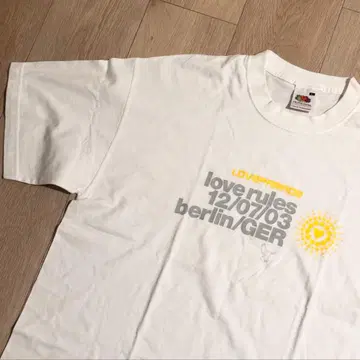 2003's LOVE PARADE 빈티지 T셔츠 L