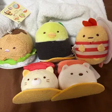 스미코구라시 초밥 변신 봉제 인형 초밥회 마스코트 전종 세트