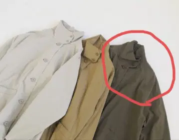 Tandey 휴일과 시 트왈 스탠드 코트 올리브