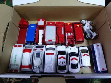 토미카 미니카 세트 16대 소방차 구급차 바이크