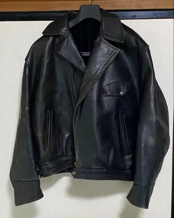 가죽 라이더 자켓 블랙