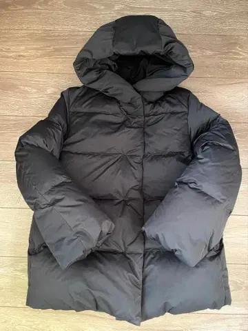 유니클로 파우더 필 다운 숏코트