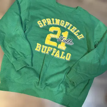 그린 맨투맨 트레이닝복 LL 사이즈 구제 의류