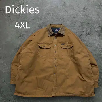 Dickies 4XL 덕지 충전솜 퀼팅 코듀로이 옷깃 브라운