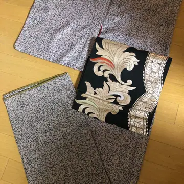 앤티크 순수 실크 코몬 실버 x 핑크의 참신함