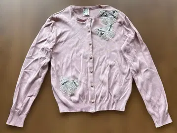 KEITA MARUYAMA 나비 자수 가디건 핑크 사이즈 2 일본제