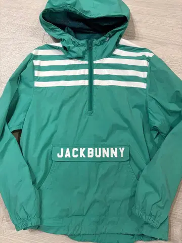 JACKBUNNY 그린 스트라이프 자켓