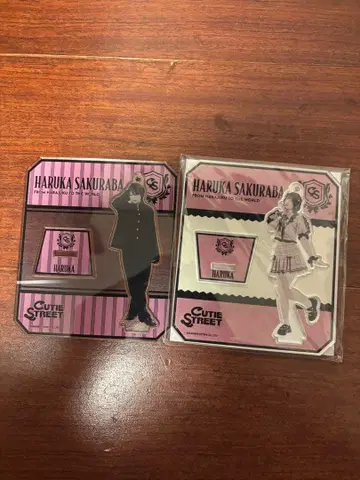 큐스트 사쿠라바 하루카 아크릴 스탠드 2종