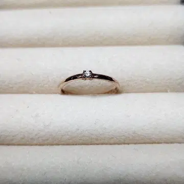 K9 핑크 골드 반지 다이아몬드 핑키링 주얼리 마키