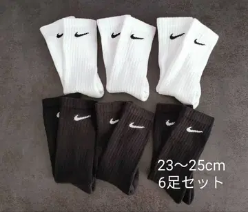 [정품] NIKE 나이키 양말 양말 삭스 23~25cm 6족 세트