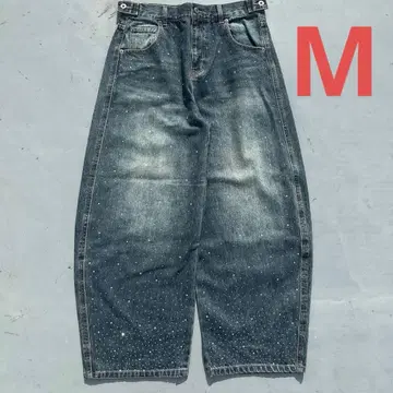 9090 Rhinestone Gila Gila Denim Pants