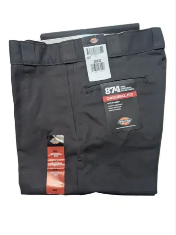 새상품 Dickies 874 다크 카키 치노 팬츠 30 x 30