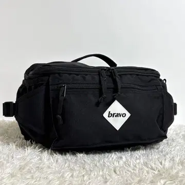 [ 컨디션 최상 ] bravo BLOCK 바디 힙색 크로스 바디 사선