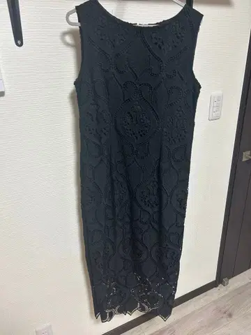 젠느 블랙 레이스 드레스 L 사이즈