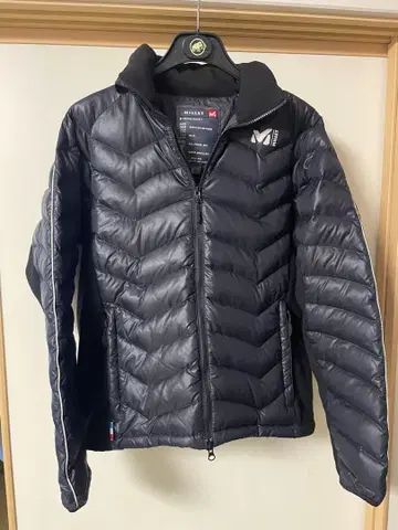 밀레 하이브리드 다운 자켓 L 사이즈 네이비 MIV0180