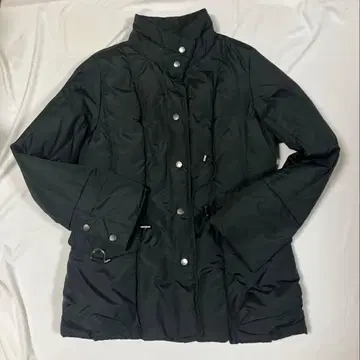 다운 코트 블랙 페더&다운